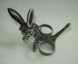 Antiguo soporte de sal y pimienta burro cebra Walter Bosse vintage de los años 50  - Imagen 1 de 7