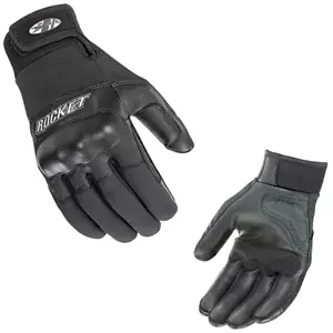 Joe Rocket Prime Leather Textile Street Motorcycle Black Gloves - Pick Size - Bild 1 von 5
