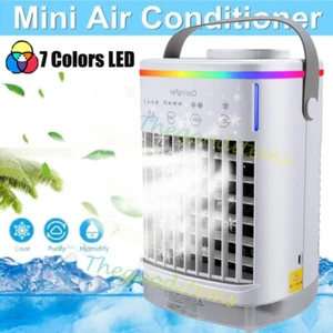 3 in 1 Portable Air Cooler Fan Household Air Conditioner Humidifier Cooling NEW - Picture 1 of 43