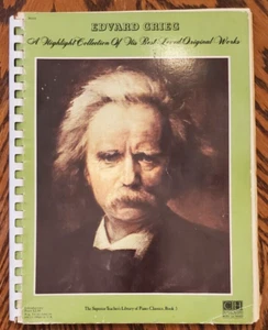 Edvard Grieg Highlight Collection Libro de obras originales más queridas 5 1970 - Imagen 1 de 5