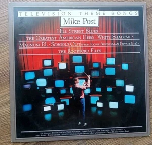Mike Post – Television Theme Songs Vinyl, LP 1982 Elektra – E1 60028 Promo - Imagen 1 de 5