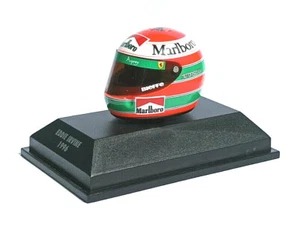 MINICHAMPS Eddie Irvine Helm 1996 1:8 Formel1 Ferrari Tabak Werbung - Picture 1 of 8