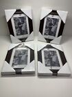 5x7" Matted To Fit 4x6" Picture Photo Frame 4 PieceBrown/Black Memory Island NIP