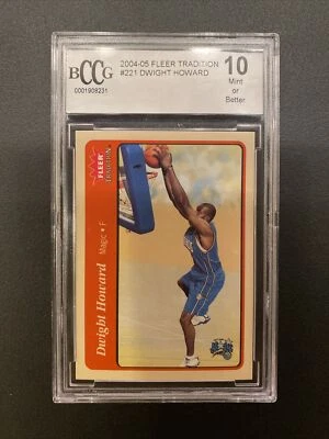 2004/05 Fleer Tradition Dwight Howard Rookie Card  #221 BCCG Gem 10 - Image 1 of 2