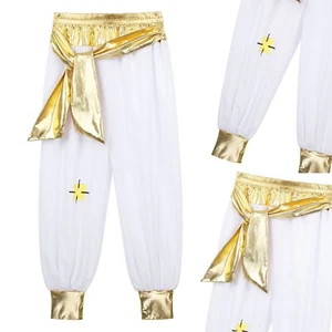 Jungen Arabischer Prinz Hose Araber Kostüm Halloween Party Tanzhose Cosplay - Bild 1 von 18