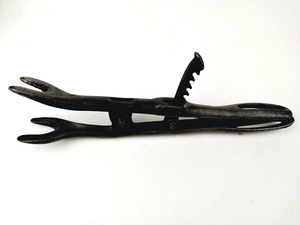 Vintage Cast Iron Spring Action Automobile Valve Lifter Mechanics Tool 11" Long - Picture 1 of 4