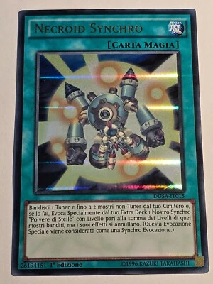 Necroid Synchro●YUGIOH●DUSA●ULTRA RARE●2017●ITALIAN●1st EDITION●NM●34133 - Image 1 of 2