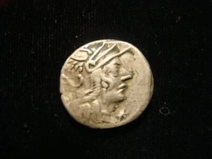 Rom Rep. Gens CALIDIA. DENARIUS. 106 BC. Roma head.Victory in biga right - Picture 1 of 2
