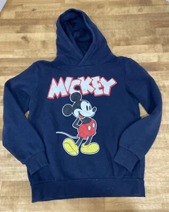 Kids 8–10 Black Mickey Mouse Pull Over Hoodie - Picture 1 of 10