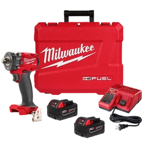 Milwaukee 2855P-22R M18 FUEL 1/2 in. Compact Impact Wrench w/Pin Detent Kit - Picture 1 of 1