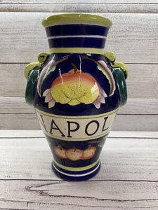 Napoli Vase ~ 12 1/2" Tall ~ Vintage ~ Hand Painted - Picture 1 of 12