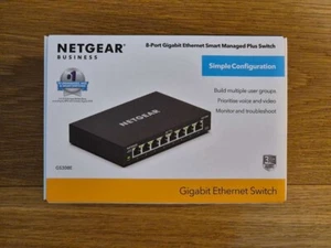 Netgear GS308E 8-Port Gigabit Ethernet Smart Managed Plus Switch - Bild 1 von 4