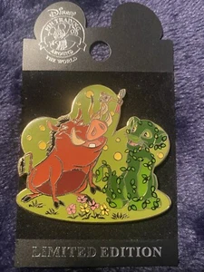 Disney Lion King Timon Pumbaa Topiary Collection Surprise Release LE Pin - Picture 1 of 4
