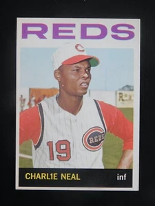 1964 Topps Baseball Card #436 Charlie Neal (NM) - Picture 1 of 2