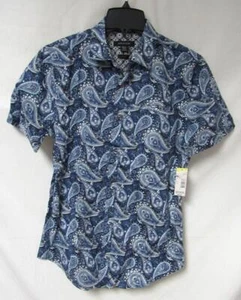 Structure Men's Size Small Slim Fit Short Sleeve Button-Down Shirt C1 4857 - Picture 1 of 2