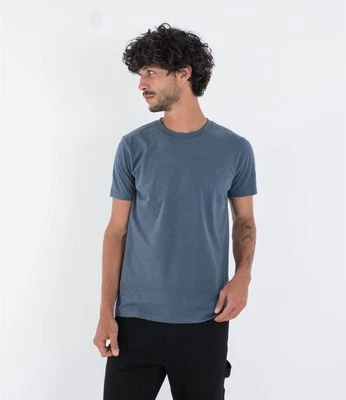 Hurley Low Tide T-Shirt Short Sleeve Blue - Imagen 1 de 4