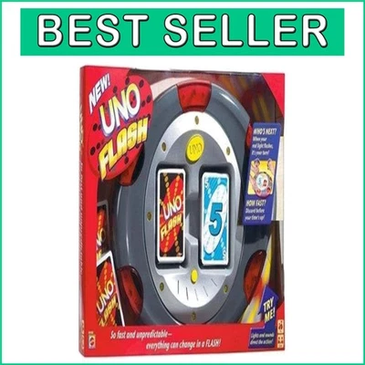 UNO Flash: Intense Electronic Game with Quick Turn Changes & Batteries Included! - Image 1 of 4