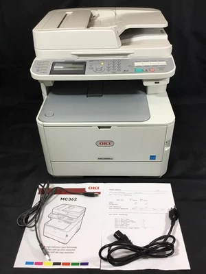 Impresora profesional todo en uno OKI MC 362w 4307 número total de páginas LIMPIA Y LISTA Foto 1 de 4