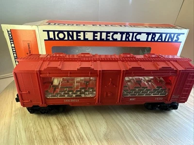 NIB  O GAUGE LIONEL O GAUGE No. 7530 DAHLONEGA MINT CAR FROM 1986  (Gold BARS!) - Image 1 of 4