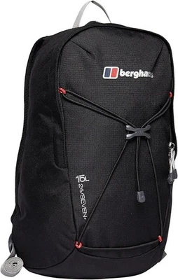 Berghaus TwentyFourSeven 15L Rucksack & Padded Back - Black Hiking Commuter Bag - Image 1 of 4