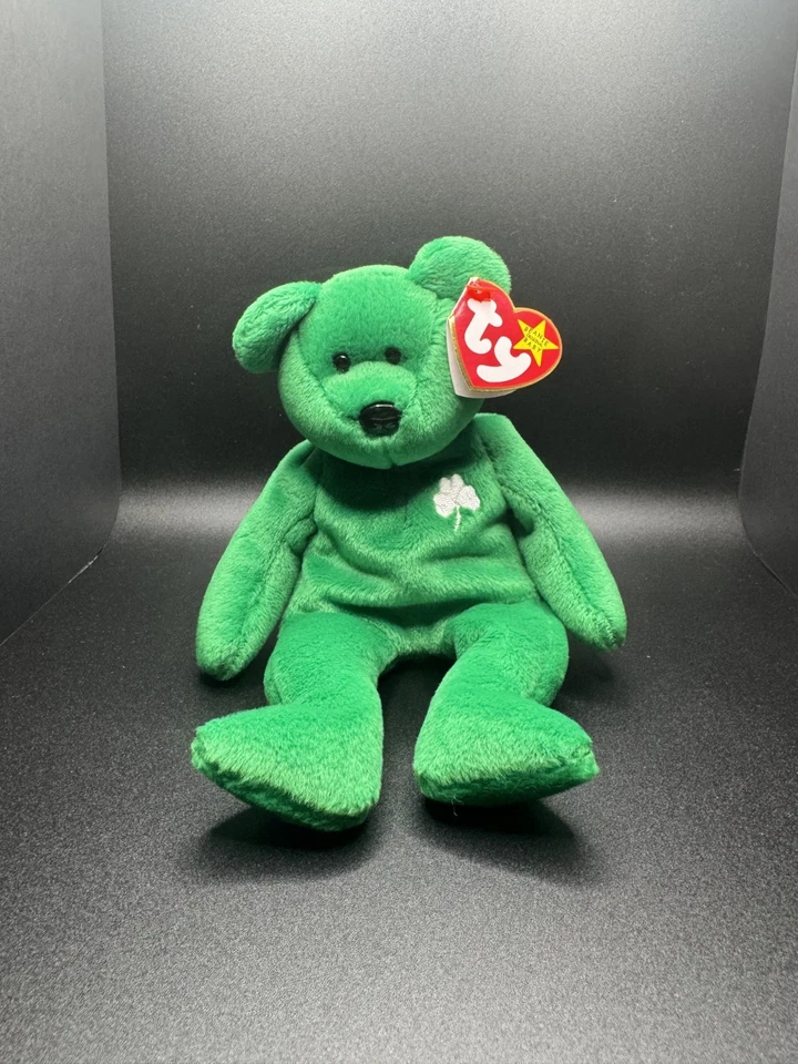 Ty Beanie Baby Erin The Bear Cumpleaños 17/03/1997 Foto 1 de 3