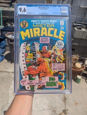 Mister Miracle #4 1971 CGC 9.6 White Pages 1st App Big Barda DC Comic Jack Kirby - Image 1 of 4
