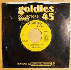 THREE DOG NIGHT Old Fashioned Love Song Goldies Collectors Series 45rpm 1971 - Picture 1 of 5