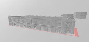 Fire Station - LARGE SET - War Across Europe - Terrain - 28mm - 20mm - 15mm -  W - Bild 1 von 7