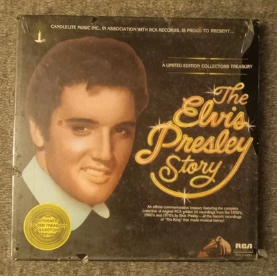 The Elvis Presley Story 5 LP Vinyl Box Set RCA DML5-0263 Sealed/New - Image 1 of 4