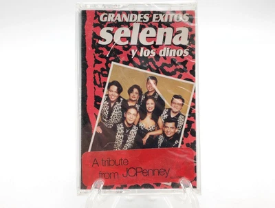 Selena Y Los Dinos ‎"Grandes Exitos" Cassette Tape 1993 Sealed - Image 1 of 4