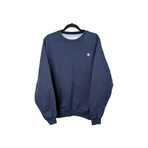 Vintage Champion Sweatshirt Herren Gr. XL Navy Logo 90s Streetwear Sportswear Top - Bild 1 von 16