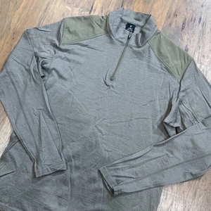 Kuhl Pullover Herren L braun leichte Merinowolle Stellar Quarter Zip Pulli - Bild 1 von 13