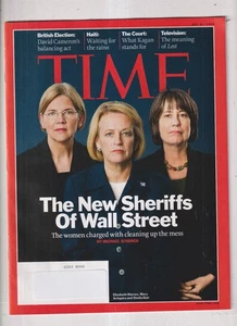 Time May 24, 2010 Elizabeth Warren, Mary Schapiro, Sheila Bair, Wall Street, Hai - Imagen 1 de 1