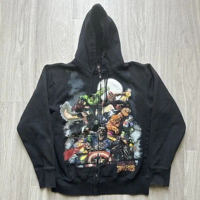 Licensed Marvel Mad Engine Comics Superhero Marvel Zombies Hoodie  Zip-Up Size L - Image 1 of 4