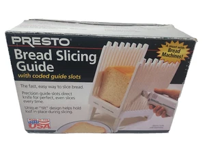 Presto Bread Slicer Slicing Guide Model 08610 in box with manual. Used. Made USA - Picture 1 of 14