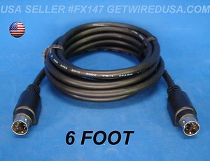 USA Verkäufer ZAPCO SYMBILINK 6-PIN DIN DATENKABEL 6 FUSS LANGES PATCHKABEL SLDIN.06 - Bild 1 von 8