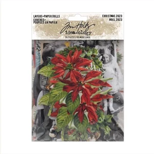 Tim Holtz idea-ology Christmas 2023 Layers Paper Dolls TH94348 - Picture 1 of 1