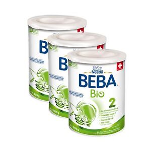 Nestlé BEBA Bio 2, Folgemilch nach dem 6. Monat (3 x 800g)