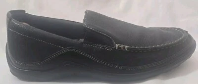 Mocasines para hombre Cole Haan Tucker venecianos talla 10M cuero negro Foto 1 de 4