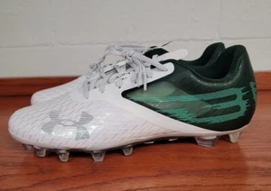 Under Armour UA Blur Lux MC Football Cleats 3023190-301 Mens Size 13.5 Green - Picture 1 of 12