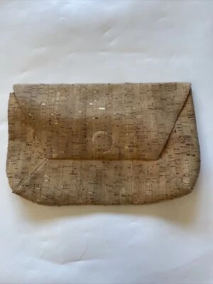 J Crew женщин пробковый печать скрытый ремень конверт застежки наплечная сумка бежевый - Изображение 1 из 4