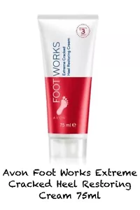 Avon Foot Works Extreme Cracked Heel Restoring Cream 75ml - Picture 1 of 1