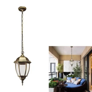Lanterna lampadario a sospensione lampioncino da casa giardino veranda es40c - Foto 1 di 4