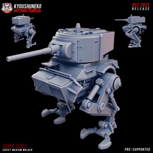 Soviet Medium Walker, tavolo fantascienza Wargames miniatura steampunk Kyoushuneko - Foto 1 di 1