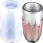 Blooming Petal Pattern Concrete Flower Pot Mold Flowerpot Mold  For Candle Cup