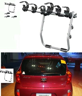 Portabici Posteriore 3 Bici per Kia Picanto anno 2024 Bici Uomo Donna Mb Special - Immagine 1 di 4
