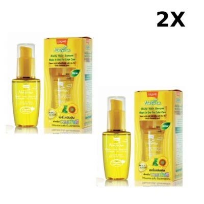 Lolane Natura Daily Hair Serum Magic In One Color Care Damaged Ended Oil 50ml 2X - Image 1 of 4