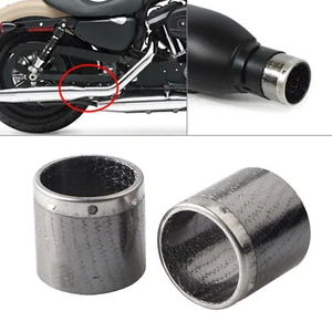 Slip On Muffler Header Pipe Exhaust Gasket Set For Harley Softail Sportster 17+ - Picture 1 of 11