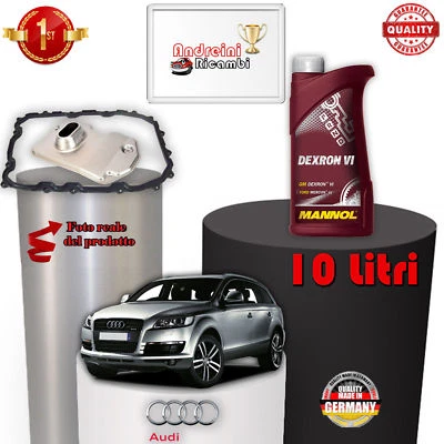 KIT FILTRO CAMBIO AUTOMATICO E OLIO AUDI Q7 3.0 TDI 171KW DAL 2006 -> 2008 1074