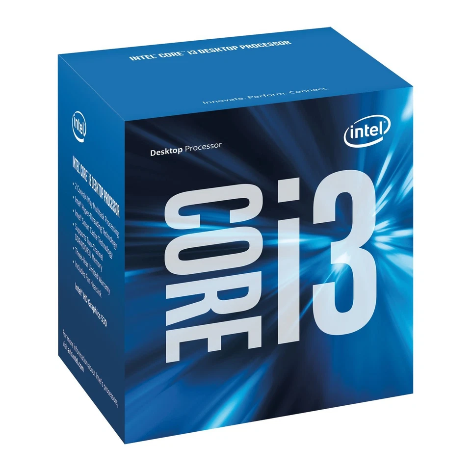 Intel Core I3 6Th Gen Desktop Processor Turbo Boost Hyper Threading Ddr4 64Gb - Image 1 of 3